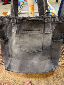Shein Stylish Denim Tote Bag