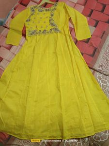 Very Beautiful Turmeric Yellow Colour Kurta 😍😍🫶