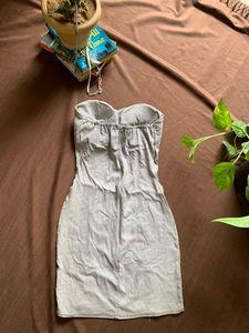 Grey Bodycon Dress For Size S