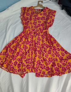 Floral Print Mini Dress