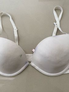 White Padded Bra