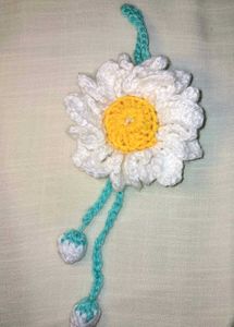 🎀Handmade Crochet 🌼Daisy Keychain/Bag Charm