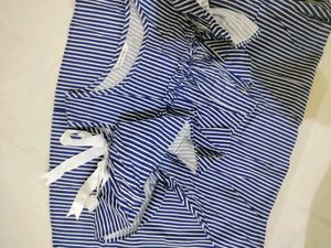 Ruffled Blue Dress With Bow Design 💙🎀