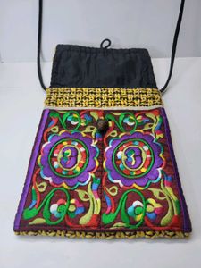 Handicraft Embroidery Sling Bag