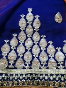 saree with stiched blouse