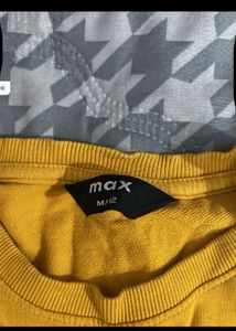 Yellow Graphic Sweatshirt