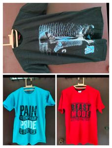 T-shirts Combo Of 3.