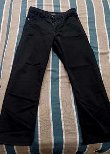 Classic Black Wide Leg Jeans