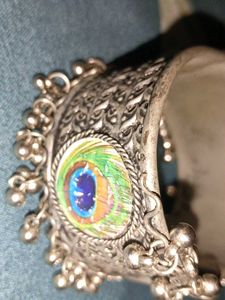 Unique Peacock Feather Bangle