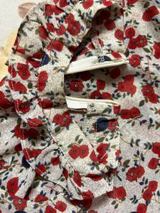 Korean style Floral Print Top