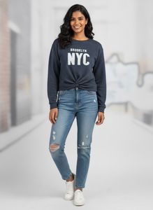 Brooklyn NYC Blue Sweatshirt