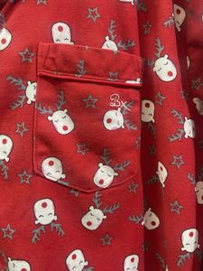 Cozy Christmas Reindeer Pajama Top