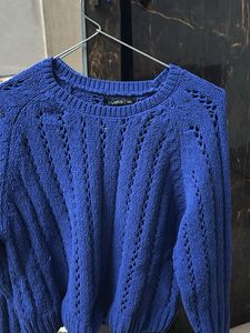 Blue Knitted Sweater