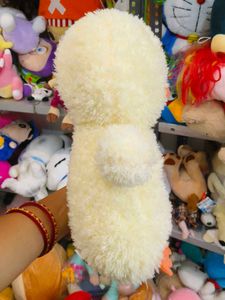 Cute Fluffy Yellow Duck Plush Toy