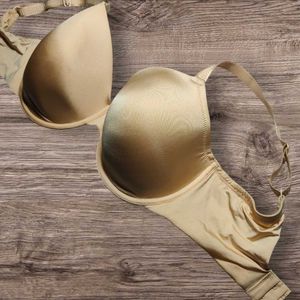 Next UK Comfortable Beige Padded Underwired Bra