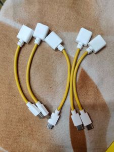 USB OTG Cable Set - Pack of 5