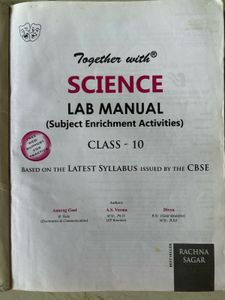 Together With Science Lab Manual Class 10