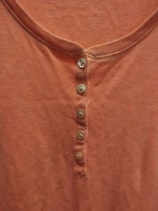 Coral Henley Top