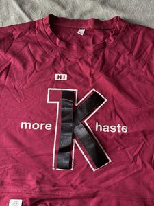 Maroon Graphic Print T-Shirt