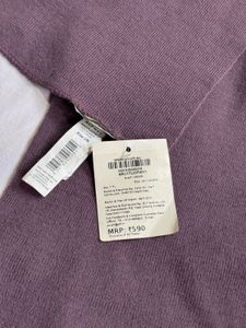 Soft Purple Knit Scarf