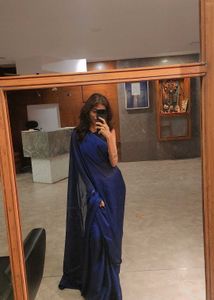 Navy Blue Saree