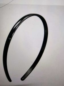Sleek Black Headband 2 pic