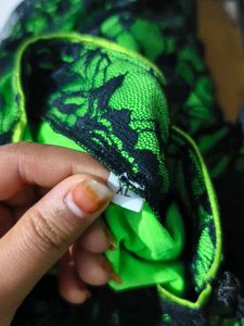Lime Green Lace Sheath Dress