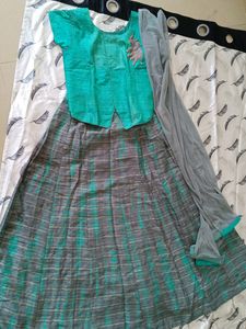 Girls Traditional Skirt & Top Set