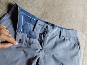 Classic Blue Casual Pants