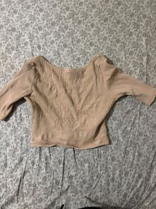 Ribbed Cropped Top