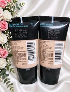 PACK OF 2 Maybelline New York Liquid Foundation, M