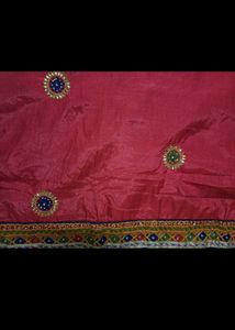 Embroidered Peacock Saree