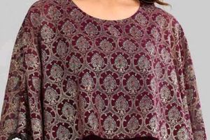 Elegant Purple Ethnic Skirt