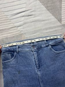 Stylish Blue Denim Cargo Pants