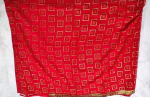 Red & Gold Saree combo sare