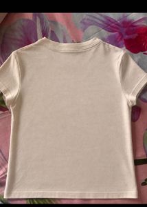 y2k fitted crop top h&amp;m
