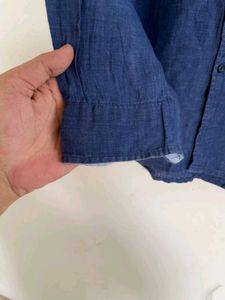 Tommy Hilfiger Men's Blue Button-Down Shirt