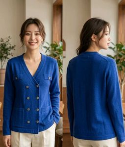 Stylish Blue Cardigan