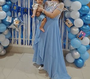 Beautiful Blue Ethnic Gown