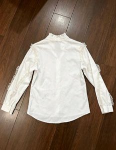 White collar shirt