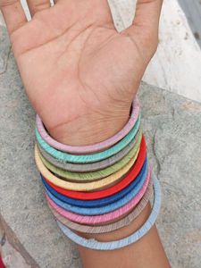 Boho Stackable Thread Bangles