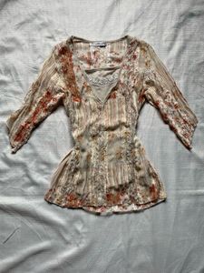 Chiffon y2k top