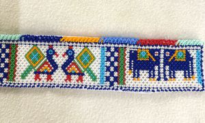 Beaded Ethnic Kamarbandh/ mandir toran