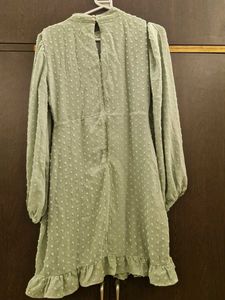 Sale! Green Ruffle Dress