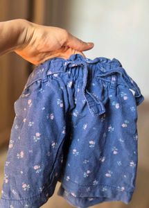 Baby GAP Floral Denim Shorts