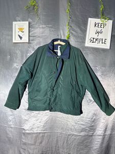 Men's Green Collared Jacket