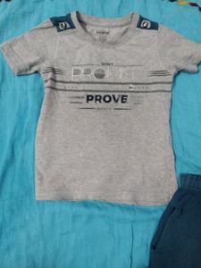 Grey blue baby set