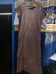 Graceful Brown &amp; White Suit with Dupatta – Timeles