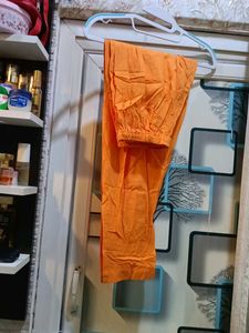 Orange &amp; Grey Tie-Dye Kurta Pant &amp; Dupatta Set