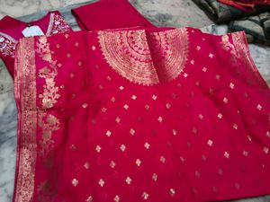 Stunning Red Kurta Set with Dupatta